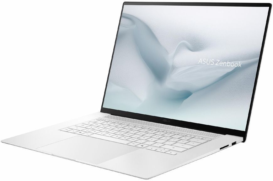Ноутбук ASUS Zenbook S16 (UM5606GA-SR066W), 16" / OLED / Touch / 120Hz / Ryzen AI 7 445 / RAM 32GB / SSD 1TB / Windows 11 Home / Білий