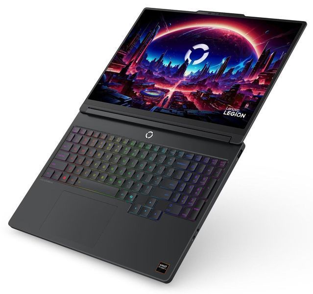 Ноутбук Lenovo Legion 5 15AHP11 (199274453244), AMD Ryzen 7 250 / 15.3" / OLED / RAM 16 ГБ DDR5 / SSD 512 ГБ / RTX 5050 / Без ОС / Чорний