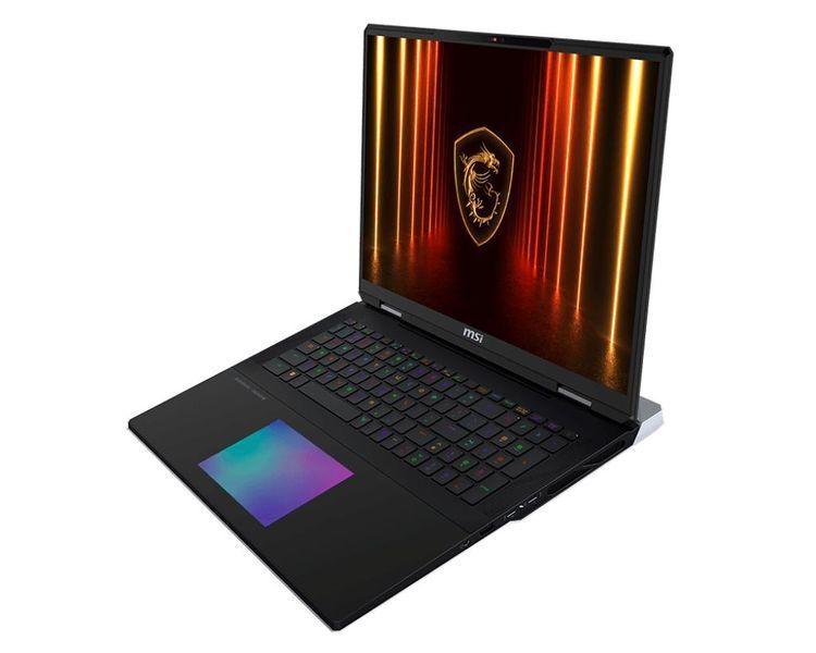 Ноутбук MSI Titan 18 HX AI (001824-656), Core Ultra 9 285HX / 18&Prime; / RAM 64 ГБ / SSD 6 ТБ / GeForce RTX 5090 24GB / Windows 11 Pro / Black