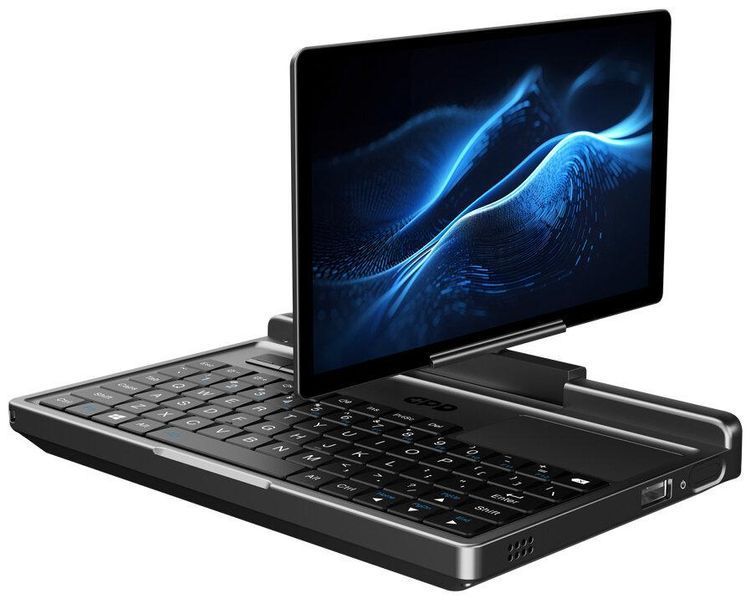 Ноутбук GPD MicroPC-2 (e2609853), Intel Core i3-N300 / 7" / LTPS / Touch / RAM 16 ГБ DDR5 / SSD 512 ГБ / Intel UHD Graphics / Windows 11 Home / Сірий