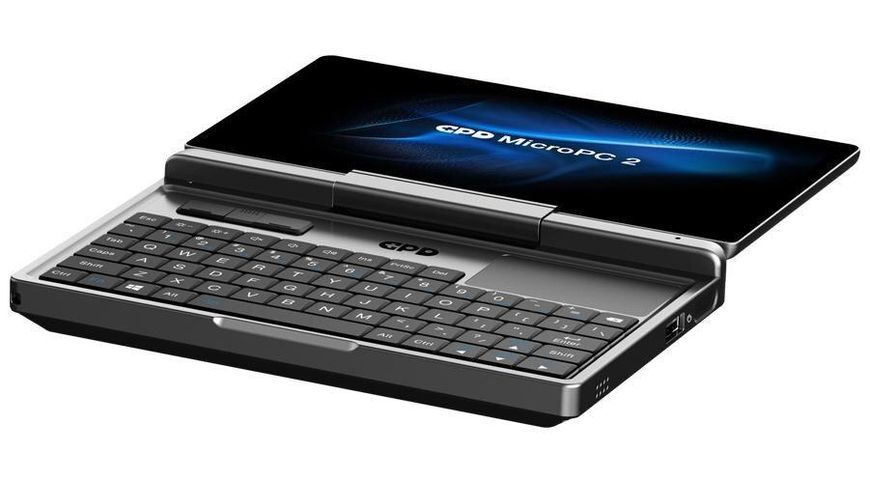 Ноутбук GPD MicroPC-2 (e2609853), Intel Core i3-N300 / 7" / LTPS / Touch / RAM 16 ГБ DDR5 / SSD 512 ГБ / Intel UHD Graphics / Windows 11 Home / Сірий