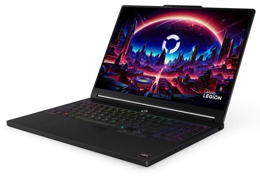 Ноутбук Lenovo Legion 5 15AHP11 (199274453244), AMD Ryzen 7 250 / 15.3" / OLED / RAM 16 ГБ DDR5 / SSD 512 ГБ / RTX 5050 / Без ОС / Чорний