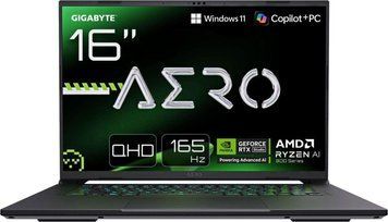 Ноутбук Gigabyte AERO X16 (1TH93EE894AH), Ryzen AI 7 350 / 16&Prime; / RAM 16 ГБ / 1 ТБ / RTX 5050 / Windows 11 Home