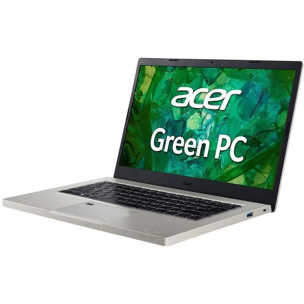 Ноутбук Acer Aspire Vero (NX.KJSEX.009), Intel Core i7-1355U / 14'' / RAM 16 ГБ LPDDR4X / SSD 512 ГБ / Intel Iris Xe Graphics / Без ОС / Срий