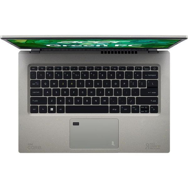 Ноутбук Acer Aspire Vero (NX.KJSEX.009), Intel Core i7-1355U / 14'' / RAM 16 ГБ LPDDR4X / SSD 512 ГБ / Intel Iris Xe Graphics / Без ОС / Срий