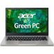 Ноутбук Acer Aspire Vero (NX.KJSEX.009), Intel Core i7-1355U / 14'' / RAM 16 ГБ LPDDR4X / SSD 512 ГБ / Intel Iris Xe Graphics / Без ОС / Срий