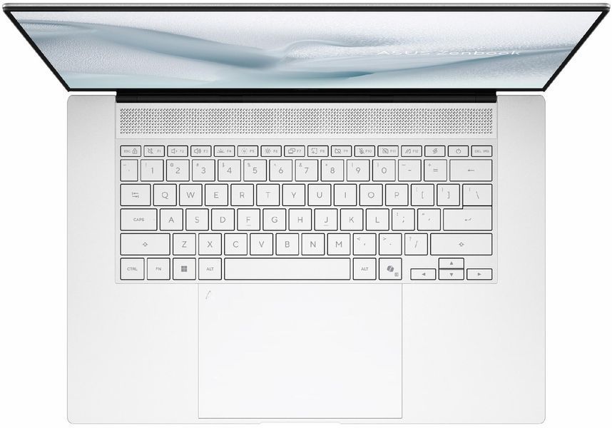 Ноутбук ASUS Zenbook S16 (UM5606GA-SS022W), 16" / OLED / 120Hz / Ryzen AI 7 445 / RAM 32GB / SSD 1TB / Windows 11 Home / Білий