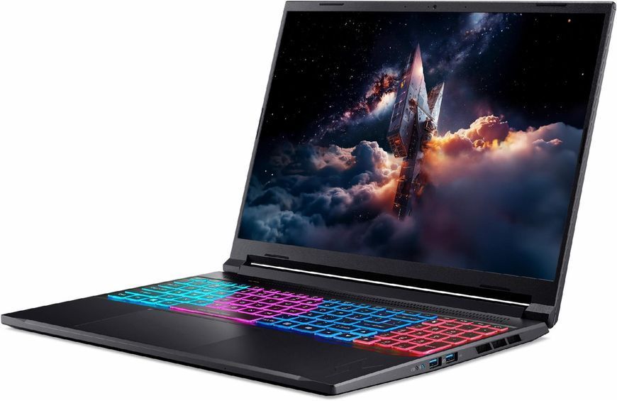 Ігровий ноутбук ACER Nitro V 16S (NH.QZZEP.00K), AMD Ryzen 7 260 / 16" / RAM 32 ГБ DDR5 / SSD 1 ТБ / RTX 5050 / Windows 11 Pro / Чорний