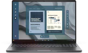 Ноутбук Dell Pro Pro 16 Plus PC16255 (BTO504_PC16255_EMEA), AMD Ryzen 5 220 / 16" / RAM 8 ГБ DDR5 / SSD 512 ГБ / AMD Radeon 740M / Windows 11 Pro / Чорний