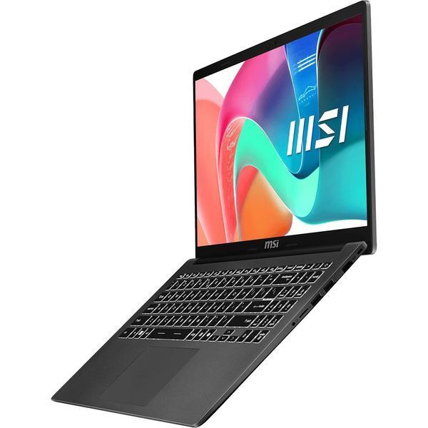 Ноутбук MSI Modern 15, (F13MG-071XRO) 15,6" FHD / Intel Core i5-1335U / RAM 8 ГБ / SSD 512 ГБ / Iris Xe Graphics / Free DOS / сірий