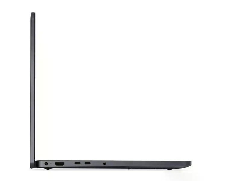 Ноутбук Dell Pro Pro 16 Plus PC16255 (BTO504_PC16255_EMEA), AMD Ryzen 5 220 / 16" / RAM 8 ГБ DDR5 / SSD 512 ГБ / AMD Radeon 740M / Windows 11 Pro / Чорний