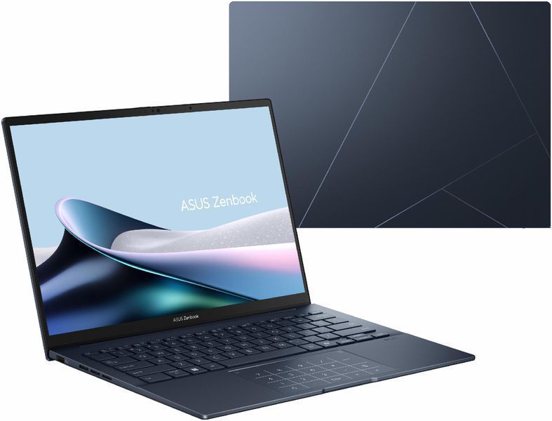 Ноутбук ASUS ZenBook 14 (90NB14W1-M01UJ0), Intel Core Ultra 5 225H / 14" / OLED / Touch / RAM 16 ГБ DDR5 / SSD 512 ГБ / Intel Graphics / Windows 11 Home / Синій