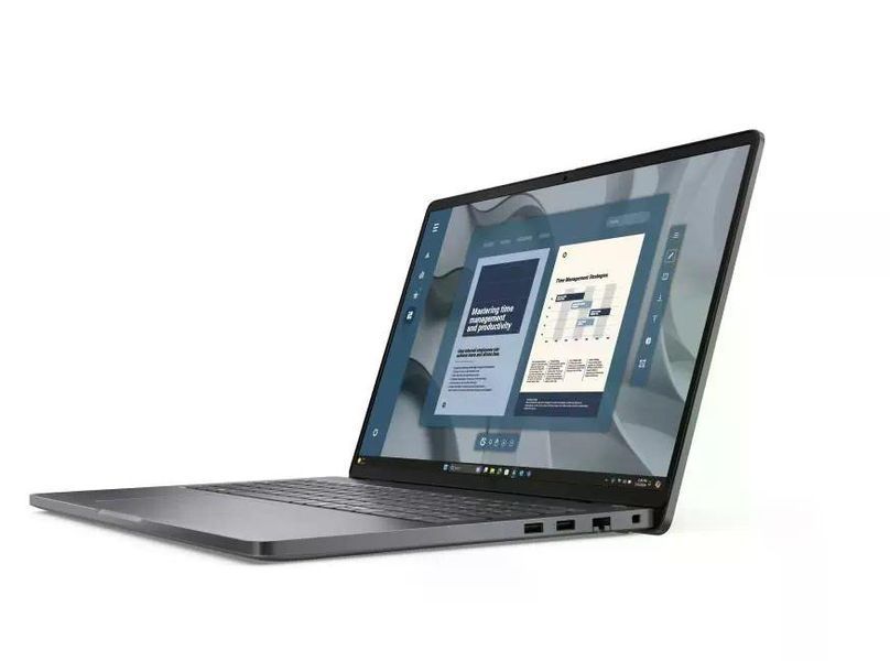 Ноутбук Dell Pro Pro 16 Plus PC16255 (BTO504_PC16255_EMEA), AMD Ryzen 5 220 / 16" / RAM 8 ГБ DDR5 / SSD 512 ГБ / AMD Radeon 740M / Windows 11 Pro / Чорний