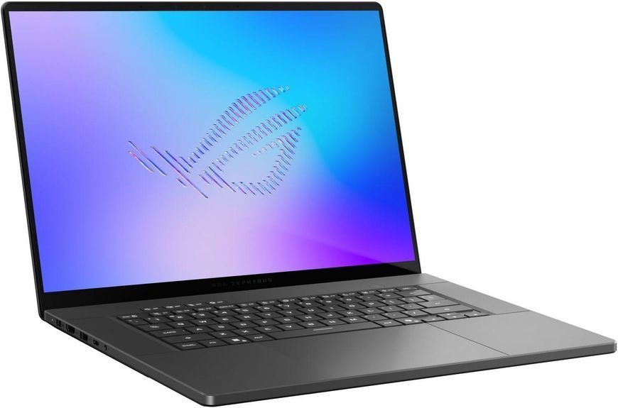 Ноутбук ASUS ROG Zephyrus G16 GU606AW-U9641X (90NR0PG2-M006R0), Intel Core Ultra 9 386H / 16" / OLED / 240 Гц / RAM 64 ГБ LPDDR5X / SSD 1 ТБ / RTX 5080 / Windows 11 Pro / Сірий