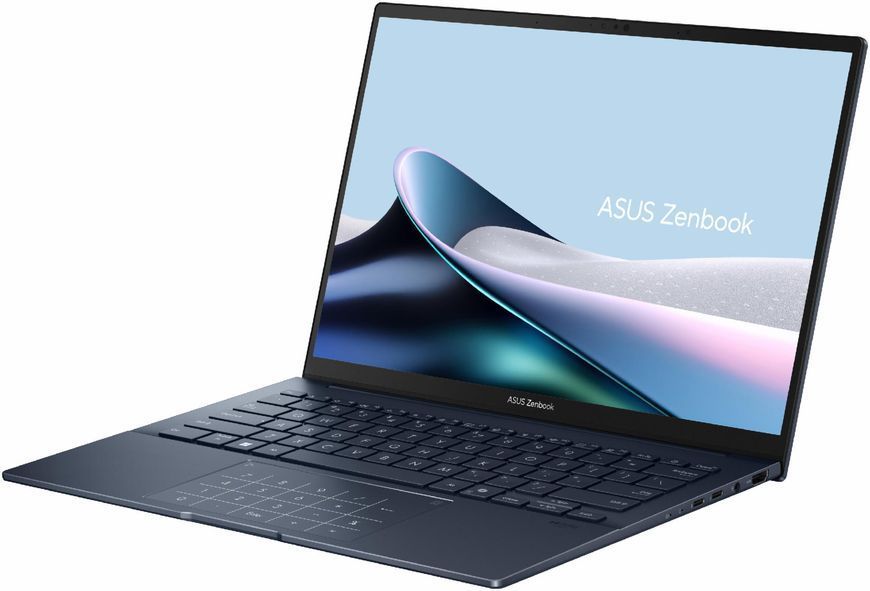Ноутбук ASUS ZenBook 14 (90NB14W1-M01UJ0), Intel Core Ultra 5 225H / 14" / OLED / Touch / RAM 16 ГБ DDR5 / SSD 512 ГБ / Intel Graphics / Windows 11 Home / Синій