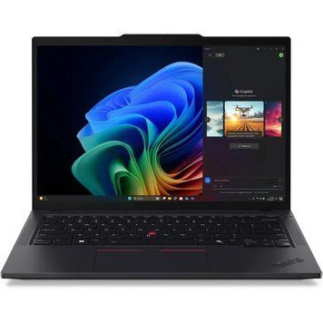 Ноутбук Lenovo ThinkPad T14 Gen 6 (21QC7EL9NPB), Intel Core Ultra 7 255U / 14" / RAM 16 ГБ DDR5 / SSD 1 ТБ / Intel Graphics / 4G / Windows 11 Pro / Чорний