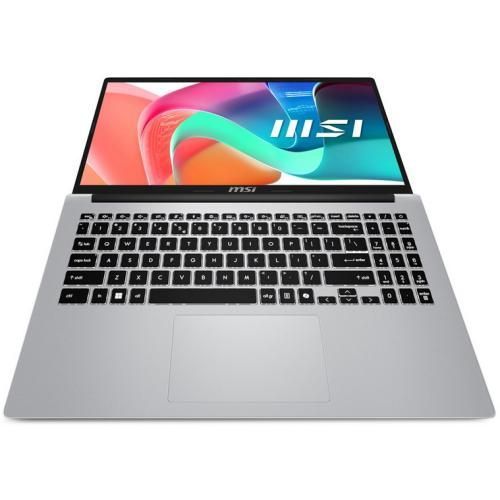 Ноутбук MSI Modern 15, (F13MG-088PL) 15,6" / Intel Core i7-1355U / RAM 16 ГБ / SSD 512 ГБ / Windows 11 Pro / сріблястий