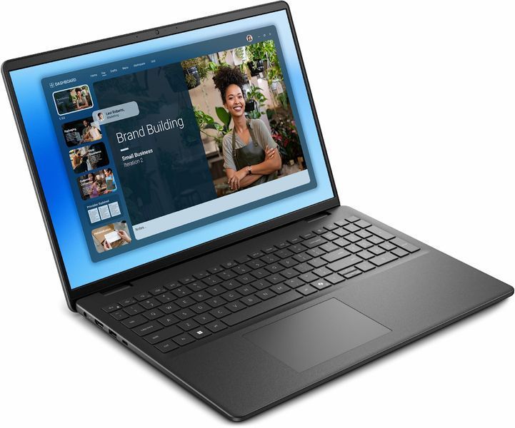 Ноутбук Dell DC16250 (DC16250_RPLU-R_012_WIN_NBD-05), Intel Core 5 120U / 16" / RAM 16 ГБ DDR5 / SSD 512 ГБ / Intel Graphics / Windows 11 Pro / Чорний