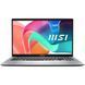 Ноутбук MSI Modern 15, (F13MG-088PL) 15,6" / Intel Core i7-1355U / RAM 16 ГБ / SSD 512 ГБ / Windows 11 Pro / сріблястий