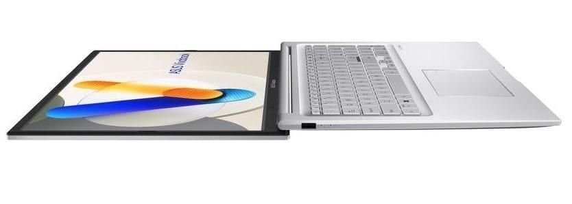 Ноутбук ASUS VivoBook 17 X1704VA (90NB13X1-M008N0), Core 5 120U / 17.3&Prime; / RAM 16 ГБ / 512 ГБ / Windows 11 Home / Сріблястий