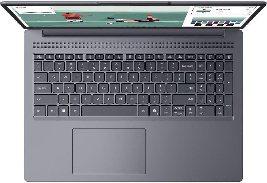 Ноутбук Lenovo IdeaPad Slim 3 16IPH11 (83US0021PB), Intel Core Ultra 5-322 / 16" / RAM 16 ГБ DDR5 / SSD 1 ТБ / Intel Graphics / Windows 11 Home / Сірий