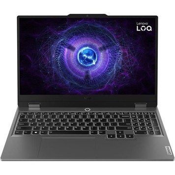 Ноутбук Lenovo LOQ 15IRX9 (83DV01HDRM), Intel Core i7-13645HX / 15.6&Prime; / 144 Гц / RAM 16 ГБ DDR5 / SSD 1 ТБ / RTX 4050 / Без ОС / Темно-сірий