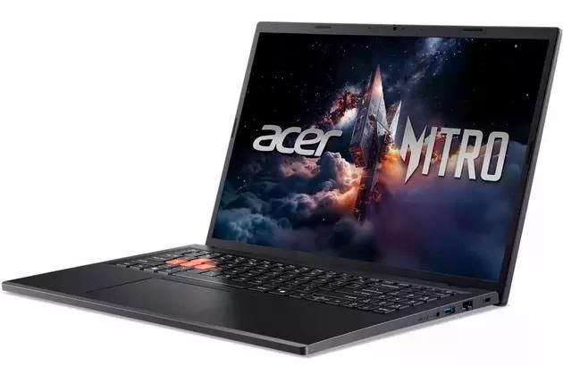 Ноутбук Acer Nitro Lite 16 NL16-71G-54B1 (NH.DAAEX.006), Intel Core i5-13420H / 16&Prime; / 165 Гц / RAM 16 ГБ / SSD 512 ГБ / GeForce RTX 3050 / Без ОС / Чорний