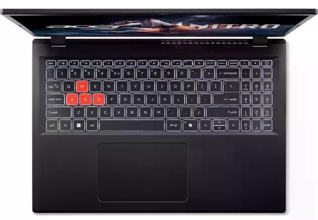 Ноутбук Acer Nitro Lite 16 NL16-71G-54B1 (NH.DAAEX.006), Intel Core i5-13420H / 16&Prime; / 165 Гц / RAM 16 ГБ / SSD 512 ГБ / GeForce RTX 3050 / Без ОС / Чорний