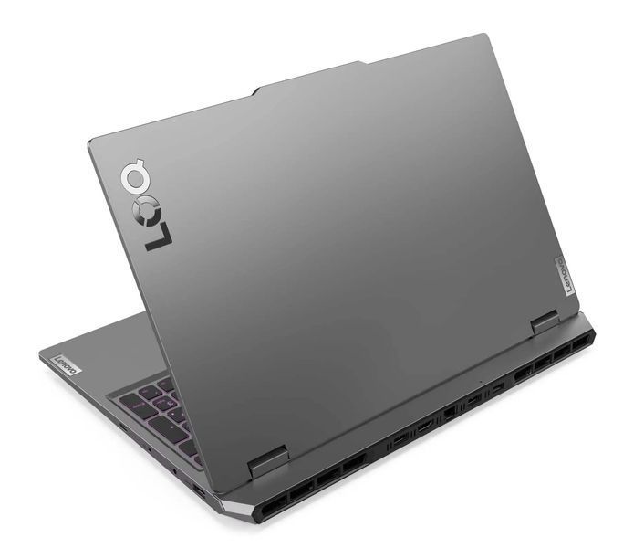 Ноутбук Lenovo LOQ 15AHP9 (83DX00EYPB), AMD Ryzen 7 7445HS / 15.6" / 144 Гц / RAM 16 ГБ DDR5 / SSD 512 ГБ / AMD Radeon 740M + RTX 3050 / Windows 11 Home / Сірий