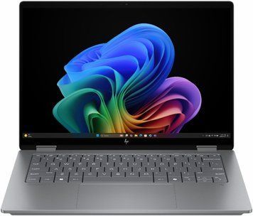 Ноутбук HP OmniBook X Flip (CW9W7EA), 14" / 1920 x 1200px / OLED / 60Hz / Touch / Ultra 5-226V / RAM 16 ГБ / SSD 512 ГБ / Windows 11 Home / Сірий