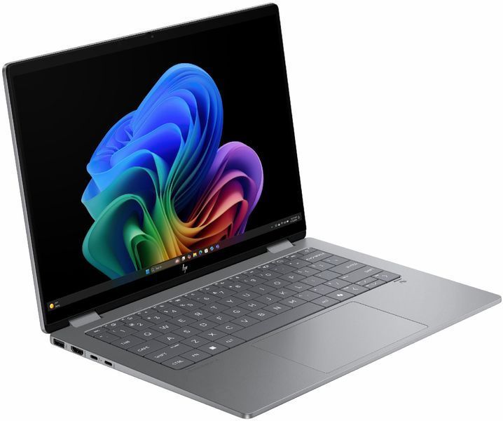 Ноутбук HP OmniBook X Flip (CW9W7EA), 14" / 1920 x 1200px / OLED / 60Hz / Touch / Ultra 5-226V / RAM 16 ГБ / SSD 512 ГБ / Windows 11 Home / Сірий