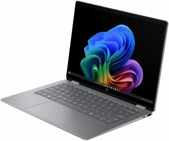 Ноутбук HP OmniBook X Flip (CW9W7EA), 14" / 1920 x 1200px / OLED / 60Hz / Touch / Ultra 5-226V / RAM 16 ГБ / SSD 512 ГБ / Windows 11 Home / Сірий