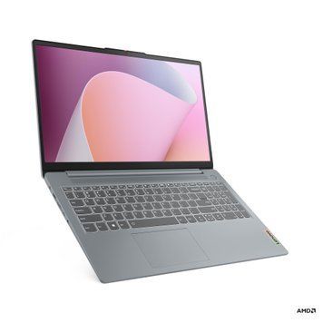 Ноутбук Lenovo IdeaPad Slim 3 (82XM01CTRM), AMD Ryzen 7 5825U / 15.6" / RAM 16 ГБ DDR4 / SSD 512 ГБ / AMD Radeon Graphics / Без ОС / Сірий