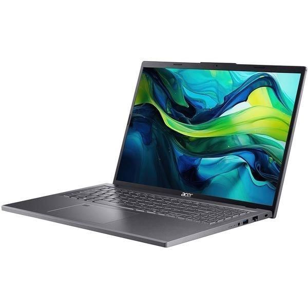 Ноутбук Acer Aspire 16 A16-71M-57UR (NX.JEKEX.003), Intel Core Ultra 5 115U / 16&Prime; / RAM 16 ГБ / SSD 512 ГБ / Intel / Без ОС / Сірий