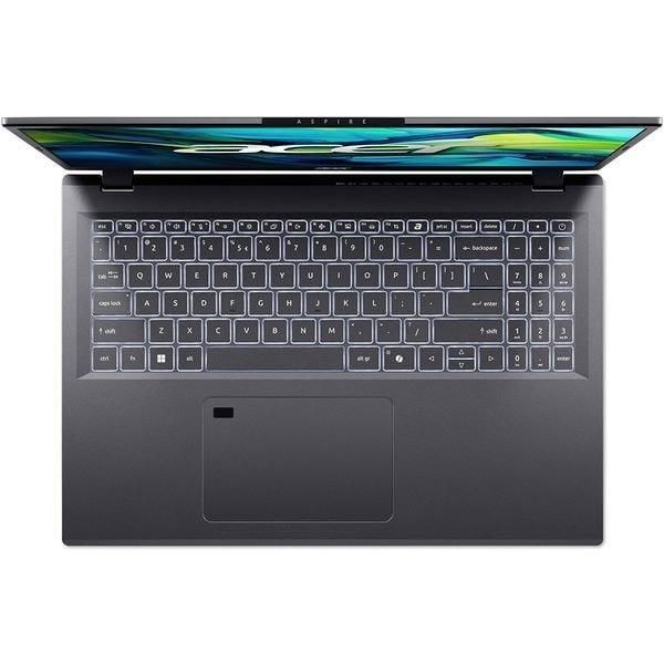 Ноутбук Acer Aspire 16 A16-71M-57UR (NX.JEKEX.003), Intel Core Ultra 5 115U / 16&Prime; / RAM 16 ГБ / SSD 512 ГБ / Intel / Без ОС / Сірий