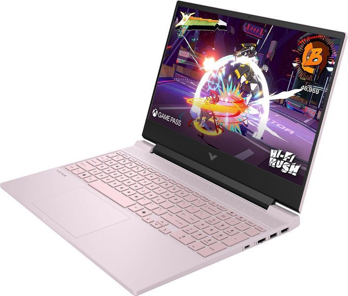 Ноутбук HP Victus 15 (DA3E0EA), Intel Core i7-13620H / 15.6" / 144 Гц / RAM 16 ГБ DDR5 / SSD 512 ГБ / Intel UHD Graphics + RTX 5060 / Windows 11 Home / Рожевий