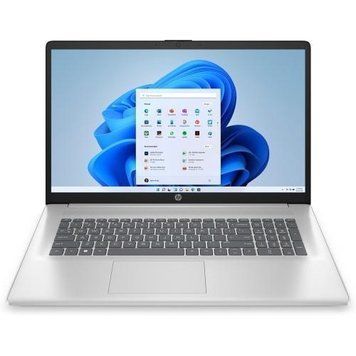 Ноутбук HP 17 (CX5H5EA|20M224), Intel Core 7 150U / 17.3" / RAM 24 ГБ DDR4 / SSD 2 ТБ / Intel Graphics / Windows 11 Home / Сріблястий