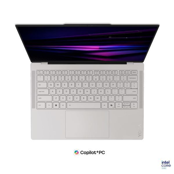Ноутбук Lenovo Yoga Slim 7 Ultra 14 (83QK0040RM), Intel Core Ultra 7 355 / 14&Prime; / OLED / 120 Гц / RAM 32 ГБ LPDDR5X / SSD 1 ТБ / Intel UHD Graphics / Windows 11 Home / Сірий