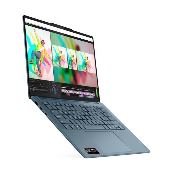 Ноутбук LENOVO Yoga Slim 7 14AKP10 (83JY006KPB), 14" / OLED / Ryzen AI 5 340 / RAM 16 ГБ / SSD 1 ТБ / Windows 11 Home/ Синій