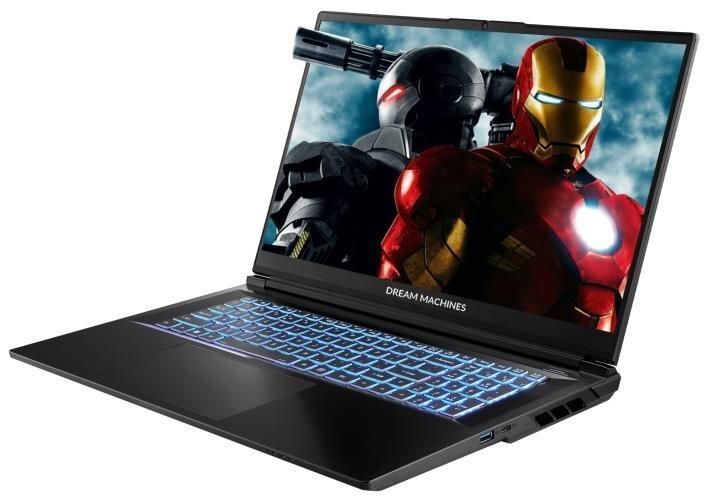 Ноутбук DREAMMACHINES RG5060 (e2626292), Intel Core i7-14700HX / 17.3" / 165 Гц / RAM 32 ГБ DDR5 / SSD 1 ТБ / Intel UHD Graphics + RTX 5060 / Без ОС / Чорний