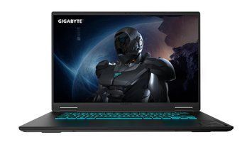 Ноутбук Gigabyte Gaming A16 3TH (3THK3EE893SH), AMD Ryzen 7 260 / 16'' / 165 Гц / RAM 16 ГБ DDR5 / SSD 512 ГБ / AMD Radeon 780M + RTX 5050 / Windows 11 Home / Чорний