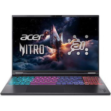 Ігровий ноутбук Acer Nitro 16S AI AN16S-61, (NH.QXVEX.001) 16" WQXGA / AMD Ryzen AI 9 365 / RAM 32 ГБ / SSD 1 ТБ / RTX 5070 / Free Dos
