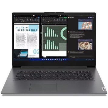 Ноутбук Lenovo V17, (83A20011PB) Intel Core i7-1355U / RAM 16 ГБ / SSD 512 ГБ / Windows 11 Pro / сірий