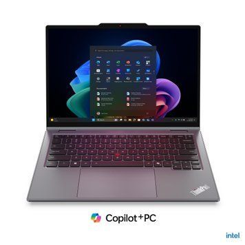 Ноутбук 2-in-1 Lenovo ThinkPad X1 Gen 11 Aura Edition (21V9001YMX), Intel Core Ultra 5 325 / 14" / Touch / RAM 32 ГБ LPDDR5X / SSD 512 ГБ / Intel Graphics / 5G / Windows 11 Pro / Сірий