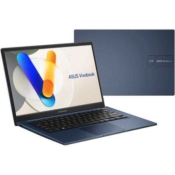 Ноутбук ASUS Vivobook 14 (90NB17J1-M002U0), Intel Core 7 350 / 14" / RAM 16 ГБ DDR5 / SSD 512 ГБ / Intel Graphics / Windows 11 Home / Синій