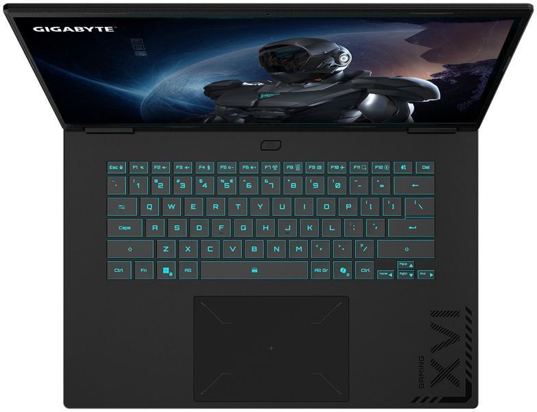 Ноутбук GIGABYTE Gaming A16 (3VHK3EEC93SH), AMD Ryzen 7 260 / 16" / 165 Гц / RAM 16 ГБ DDR5 / SSD 512 ГБ / AMD Radeon 780M + RTX 5060 / Windows 11 Home / Чорний