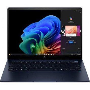 Ноутбук HP EliteBook Ultra 14 G1q (A4JE4UT), Qualcomm Snapdragon X Elite X1E-78-100 / 14" / RAM 16 ГБ LPDDR5x / SSD 512 ГБ / Qualcomm Adreno Graphics / Windows 11 Pro / синій