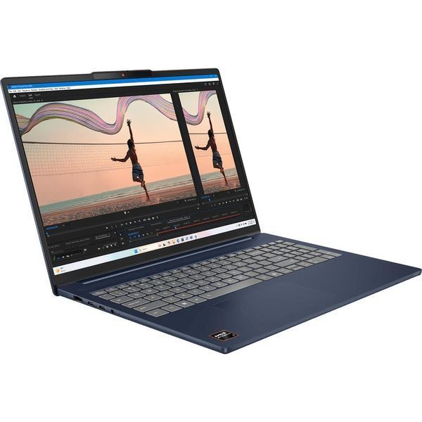 Ноутбук Lenovo IdeaPad Slim 5 16AKP10, (83HY0034RM) 16" / AMD Ryzen AI 5 340 / RAM 16 ГБ / SSD 1 ТБ / Radeon 840M / Без ОС / синій