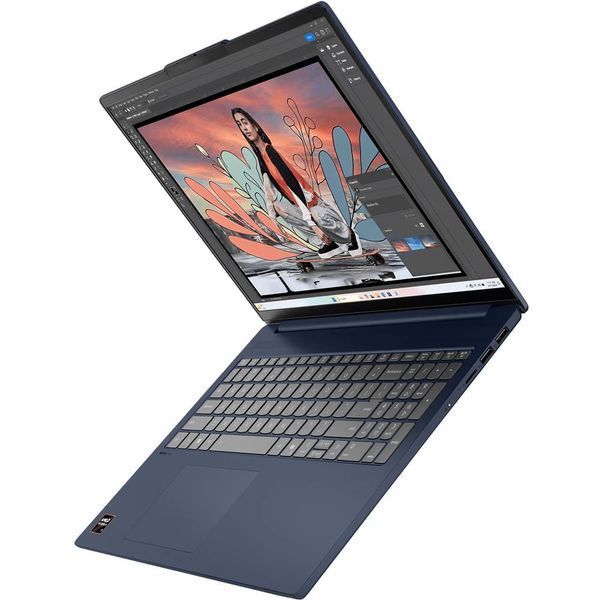 Ноутбук Lenovo IdeaPad Slim 5 16AKP10, (83HY0034RM) 16" / AMD Ryzen AI 5 340 / RAM 16 ГБ / SSD 1 ТБ / Radeon 840M / Без ОС / синій