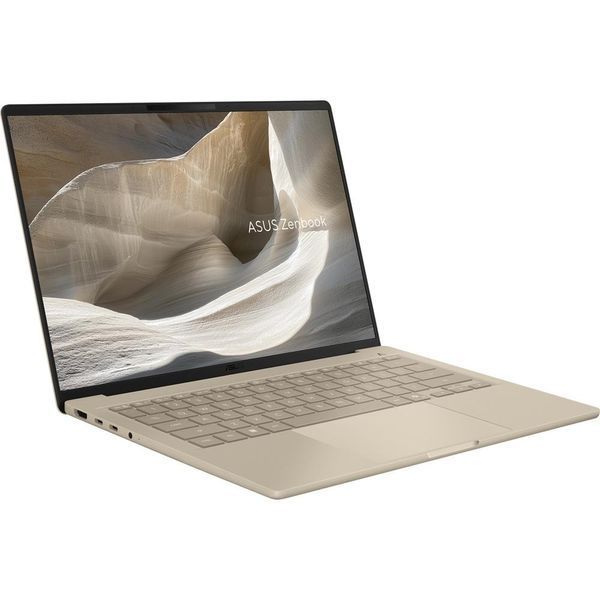 Ноутбук ASUS Zenbook A14 OLED (UX3407NA-QD100W), Snapdragon X2 Elite X2E-88-100 / 14" / OLED / RAM 32 ГБ LPDDR5X / SSD 1 ТБ / Qualcomm Adreno / Windows 11 Home / Бежевий